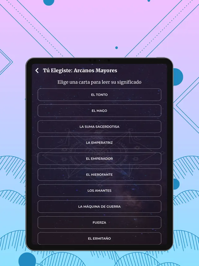 Screenshot 6 Lectura de cartas del tarot iphone