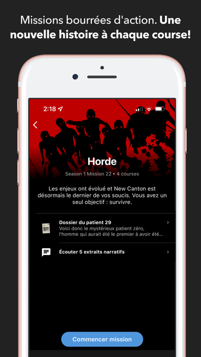 Screenshot #2 pour ZRX: Zombies, Run!