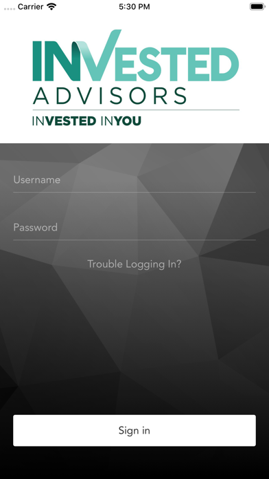 InVested Advisors Screenshot