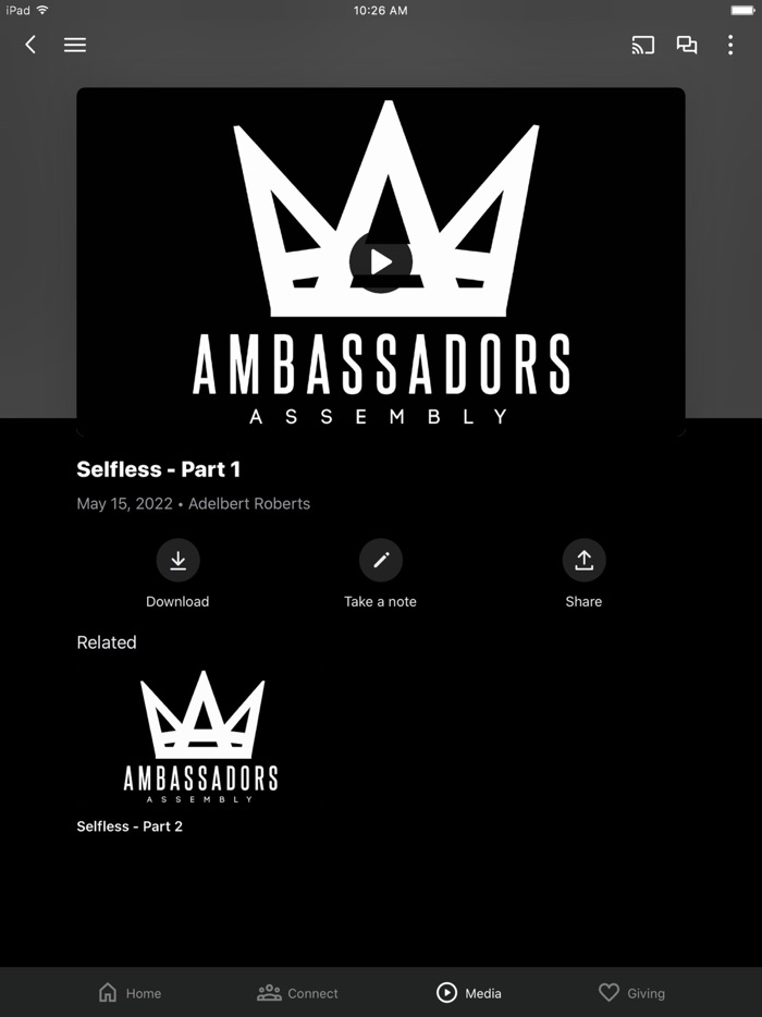 Ambassadors Assembly