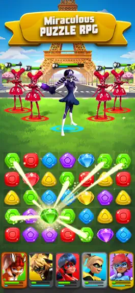 Game screenshot Miraculous Puzzle Hero Match 3 mod apk