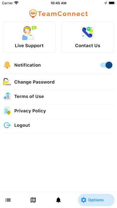 TeamConnect Leader Screenshot