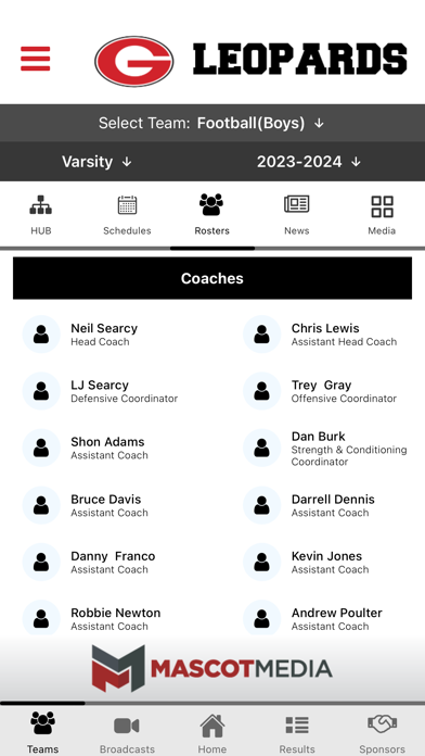 Gainesville Leopards Athletics Screenshot