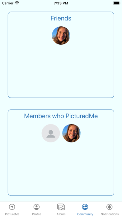 PictureMe for iPhone Screenshot