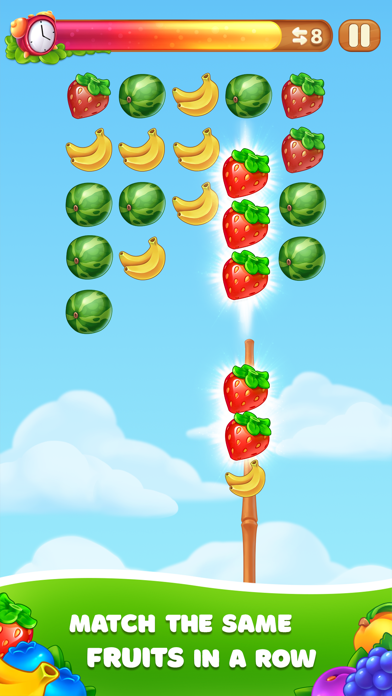 Cluster Fruits: Matching Game Screenshot