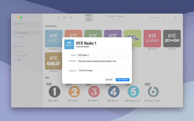 Broadcasts Screenshot