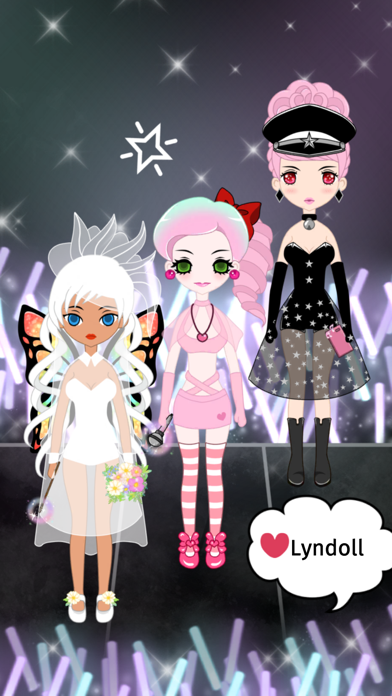 LynDoll Fashion Idol Dress up Screenshot