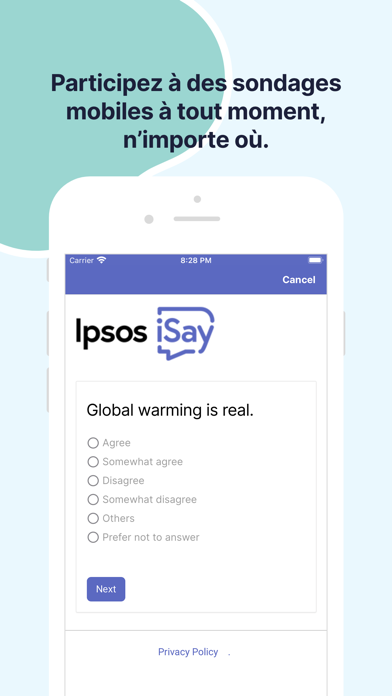 Screenshot #3 pour Ipsos iSay