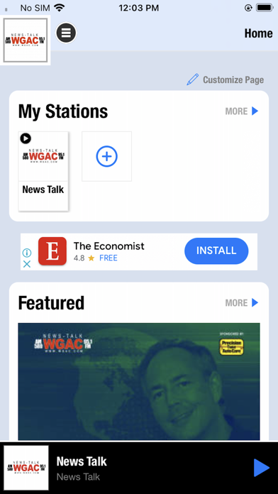 WGAC News Talk Screenshot