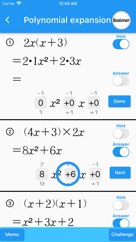 #3. Quadratic(Math Drills) (iOS) 由: 郷 田村