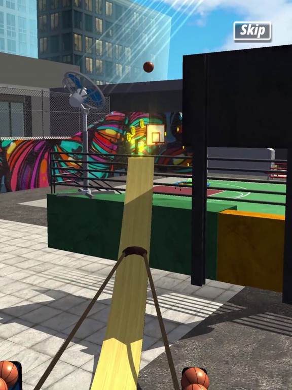 Slingshot Basketball! iPad app afbeelding 7