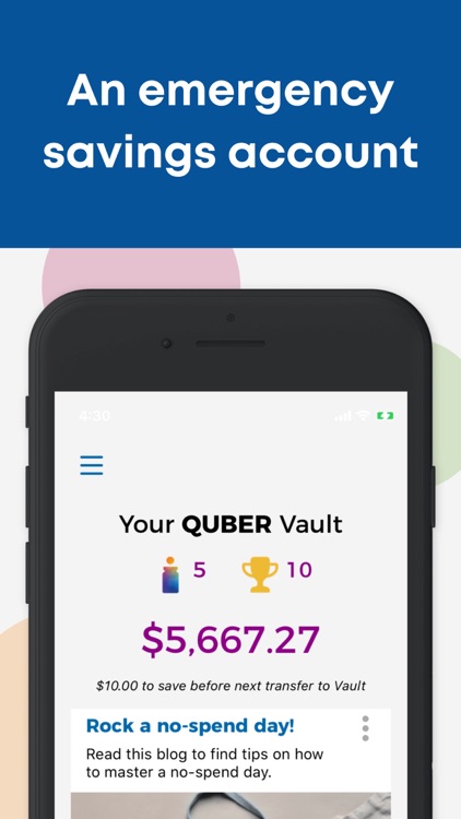 QUBER: Find joy in money