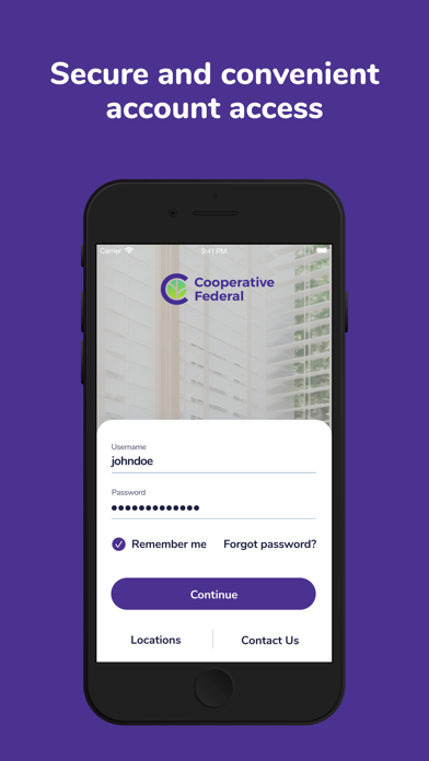 CoopFed Mobile Screenshot