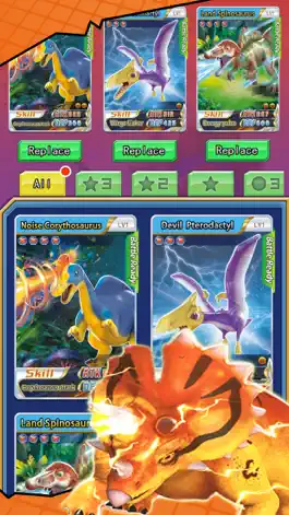 Game screenshot Super Dinosaur Card Battle apk