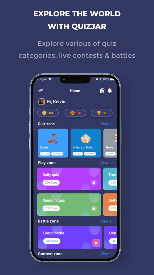 #1. Quiz Jar (iOS) 由: Capermint Technologies Private Limited