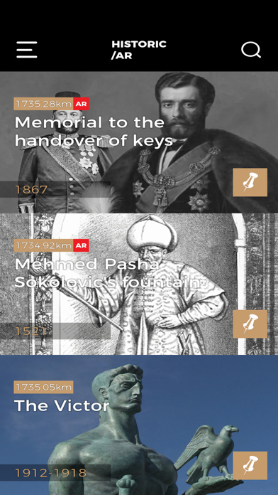 HistoricAR Screenshot