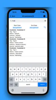 crm customer business+my order iphone screenshot 2