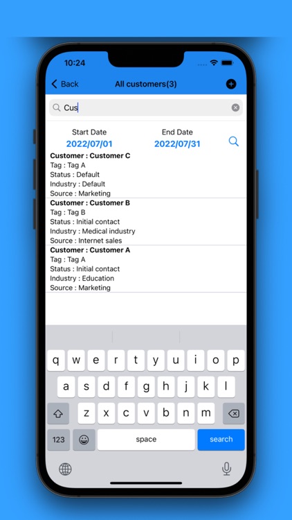 CRM Customer Business+My Order