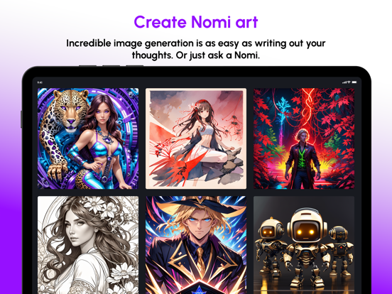 Nomi: AI Companion with a Soul iPad screenshot 6 - Lifestyle app