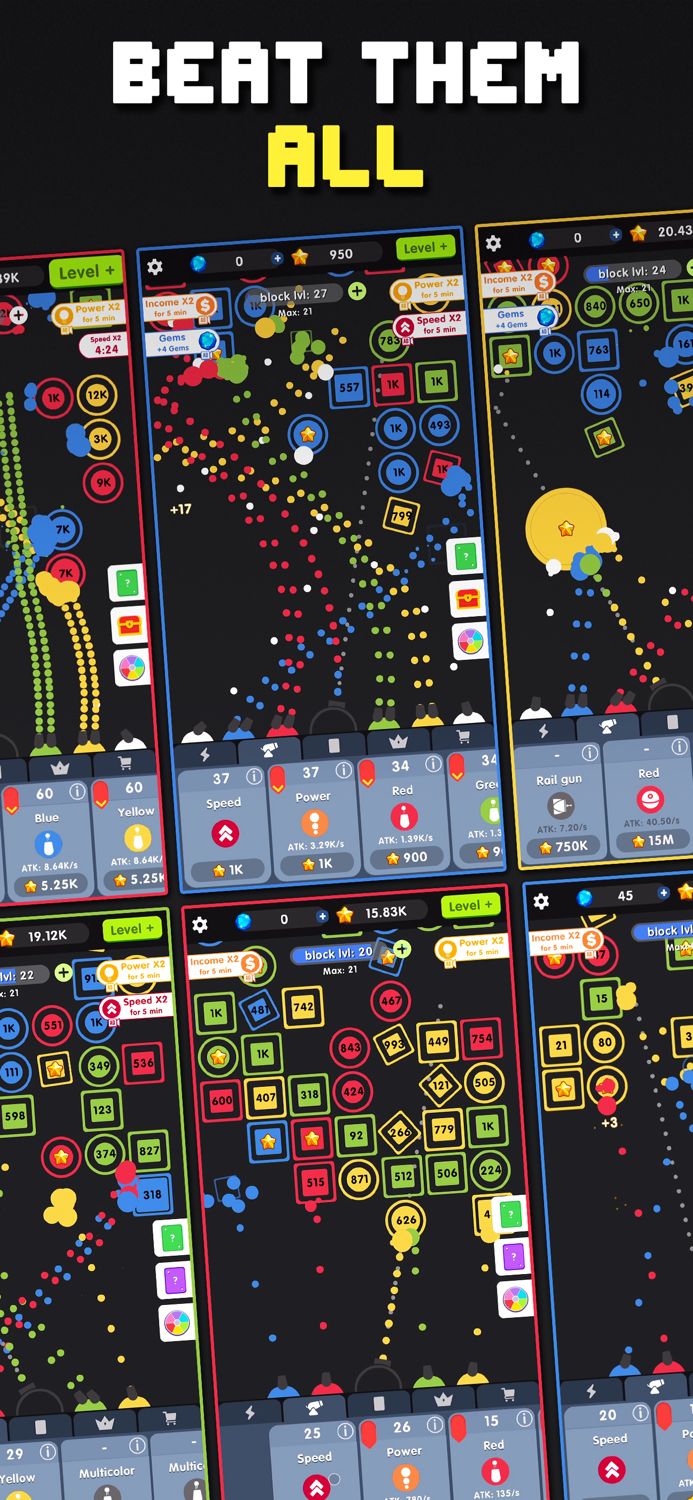 Idle Bubbles Cannon Tap Balls