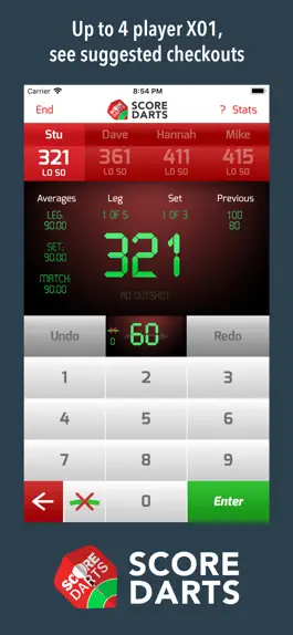 Game screenshot Score Darts Scorekeeper hack