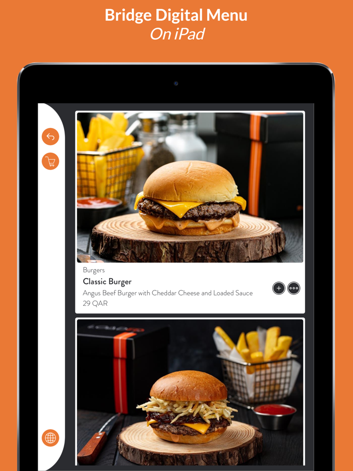 #3. Menu on iPad (iOS) By: Cham Solutions And Programs