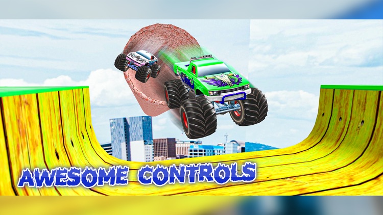 Monster Truck Stunts Go Games screenshot-3