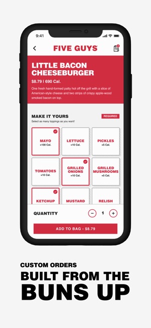 Five Guys Mobile App