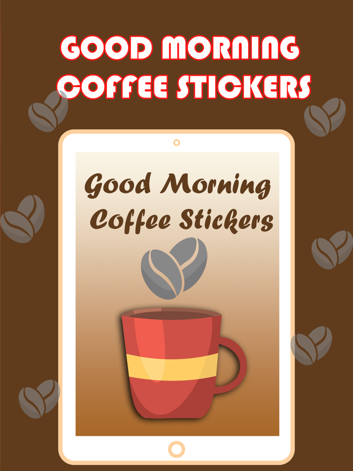 Good Morning Coffee Stickers