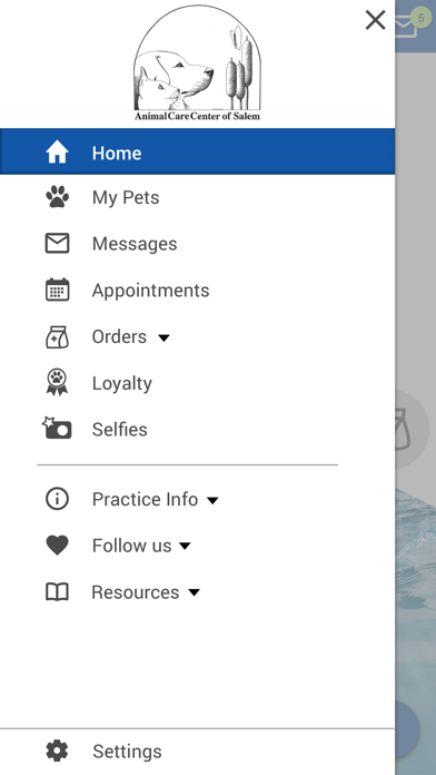 Animal Care Center of Salem Screenshot