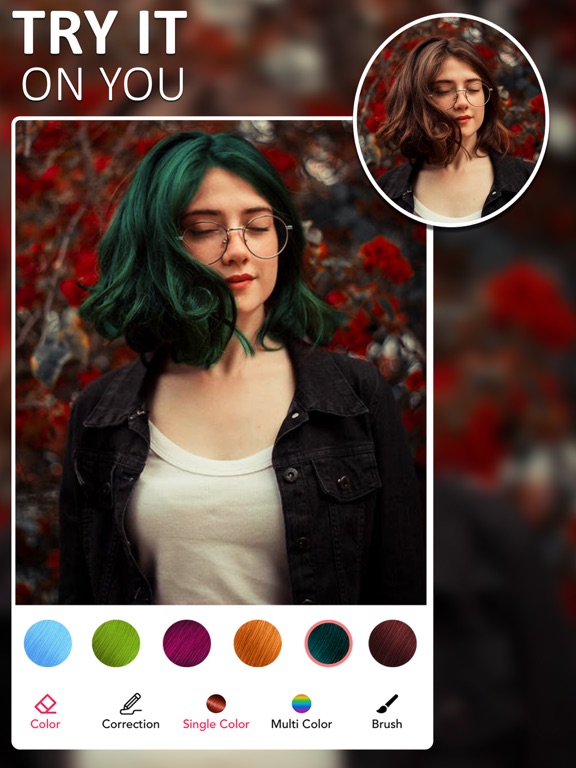 ヘアカラーチェンジャービューティーアプリのおすすめ画像3