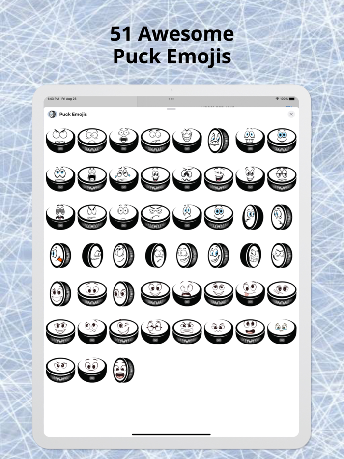 Ice Hockey Puck Emojis