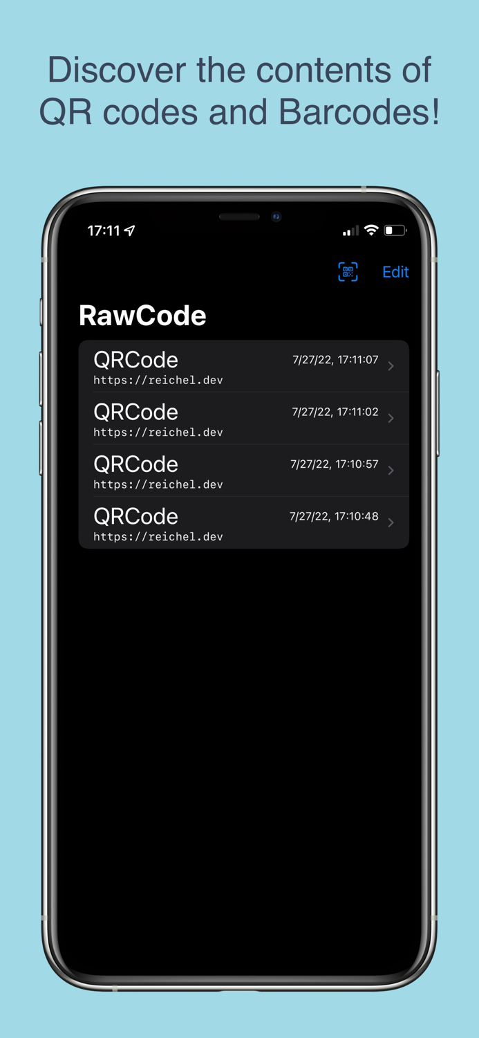 Barcode and QR Scanner - RawCode
