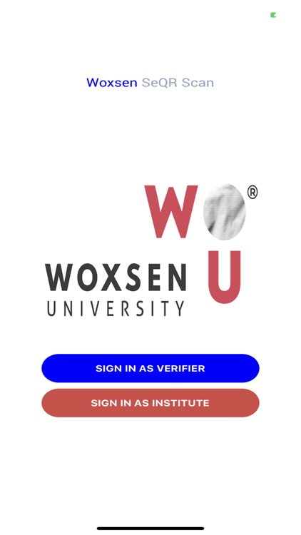 Woxsen SeQR Scan