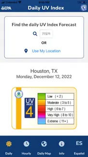 epa's sunwise uv index iphone screenshot 1
