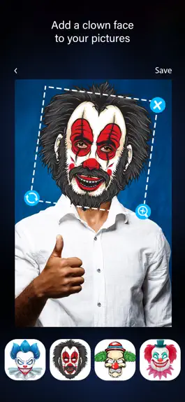Game screenshot Scary Clown Face Filter Effect mod apk