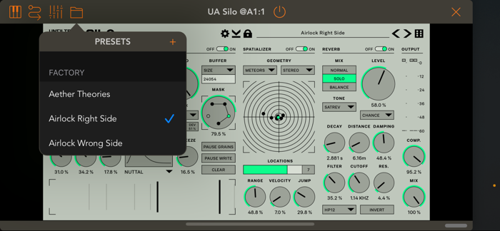 Silo - Granulator and Reverb