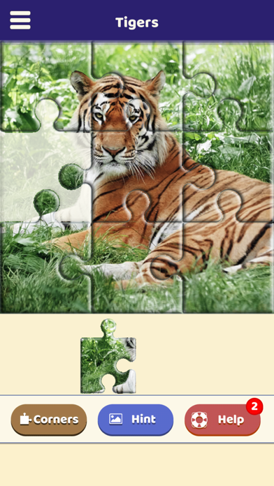 Tiger Love Puzzle Screenshot