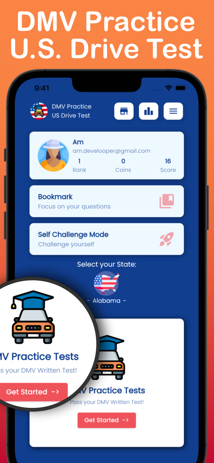 US Driving - DMV Practice Test