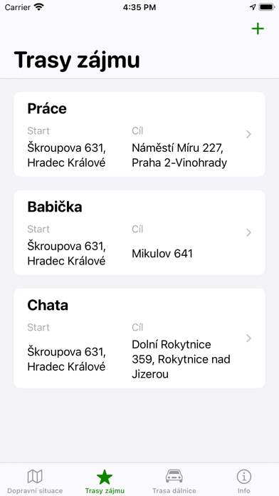 Dopravní situace Screenshot