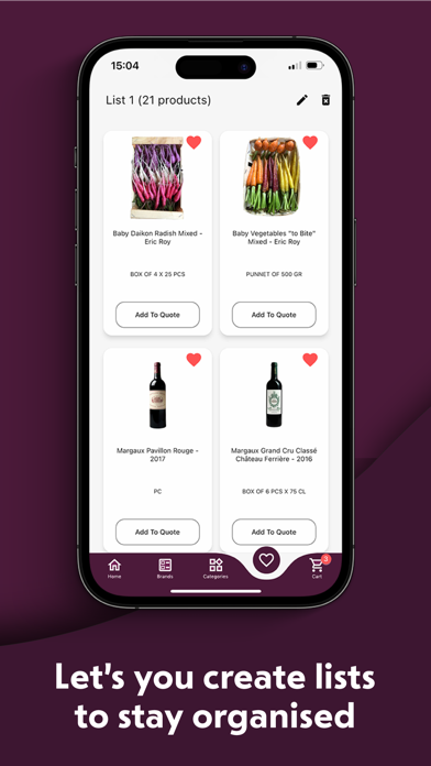 ClassicFineFoods Rungis Screenshot