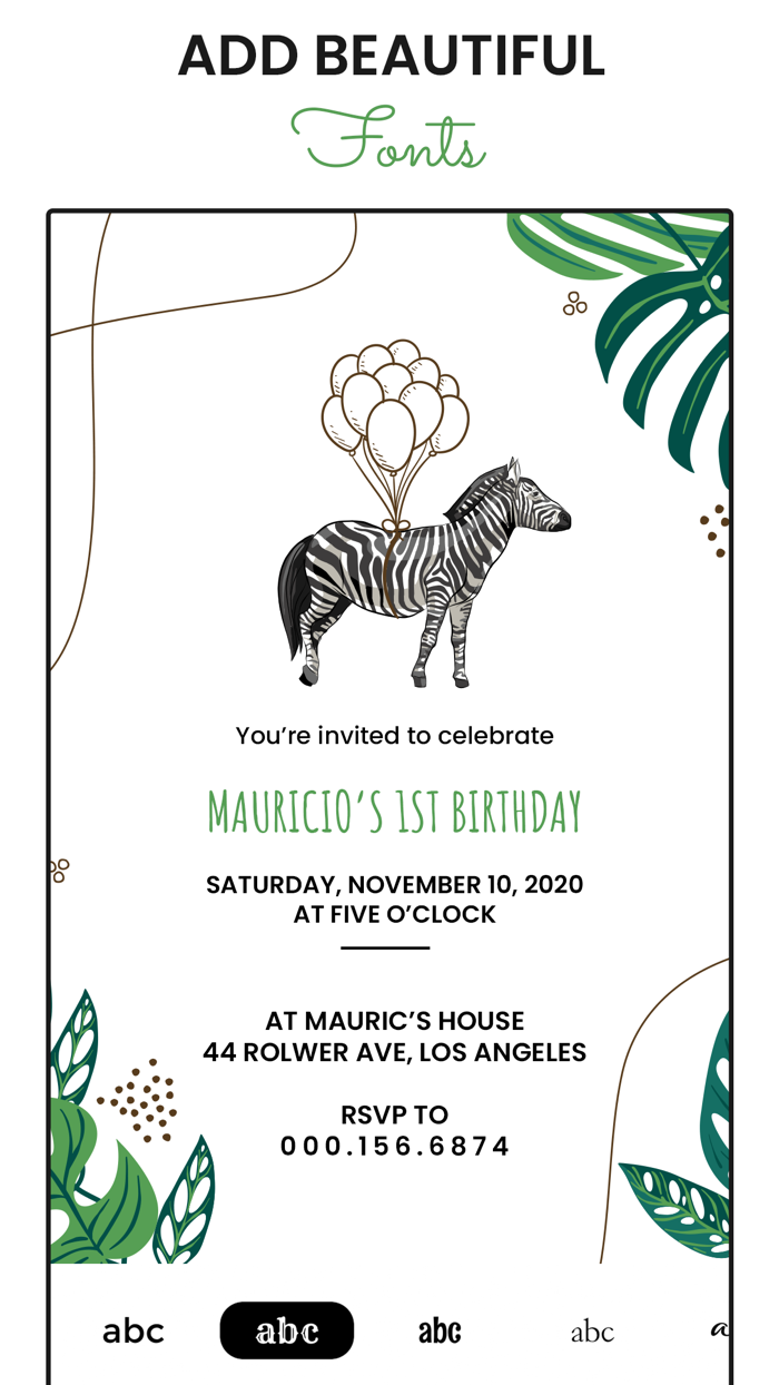 Video Invitation Birthday Card