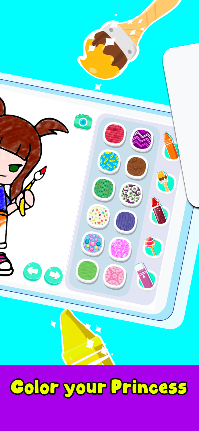 Glitter Toca Coloring Book