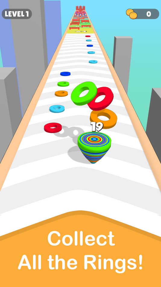 #1. Rolling Stack 3D (iOS) 由: Bahadir Yerdelen