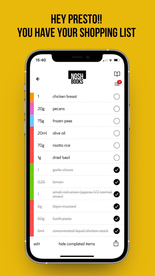 #5. NOSH (iOS) 由: NOSH Books