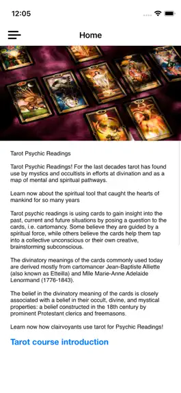 Game screenshot Tarot Card Reading Full Course apk
