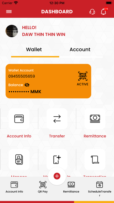 MOB Bank Screenshot