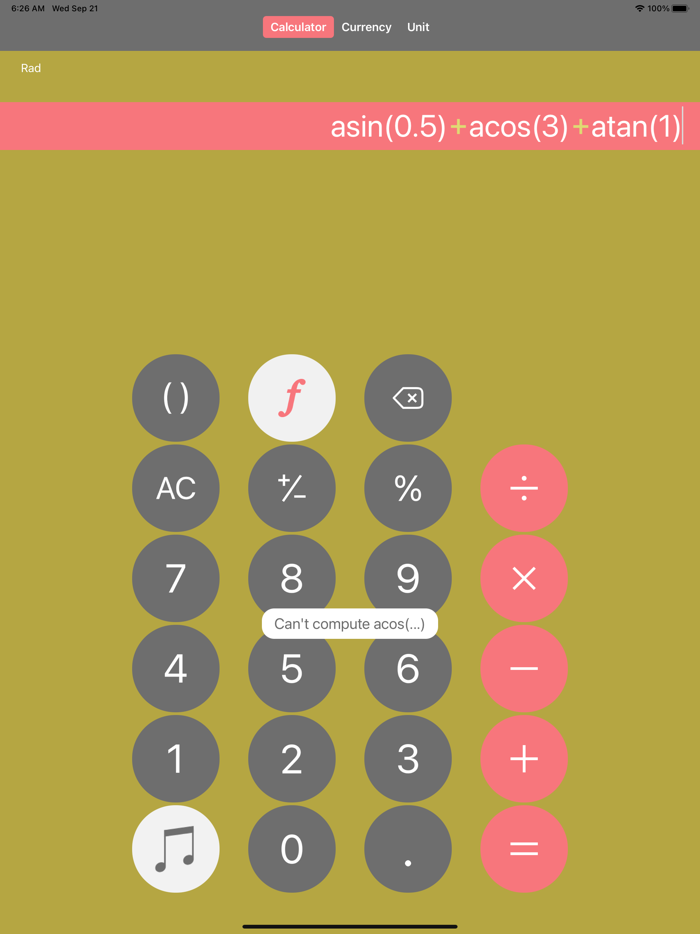 Calculator - Currency - Unit