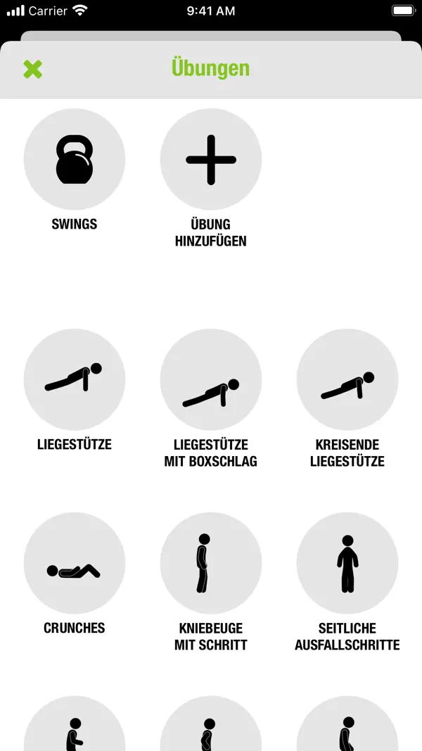 Streaks Workout iPhone App Screenshot 4 – Gesundheit & Fitness