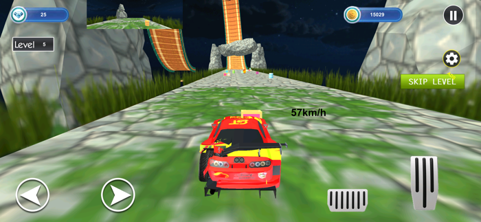 Mega Car Stunt-Sky City Racing